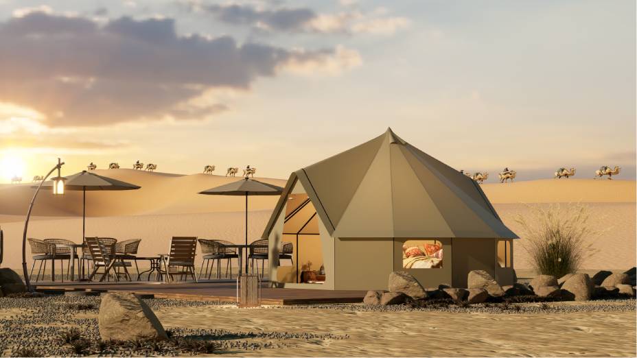 鹰手营子矿区露营酒店帐篷厂家